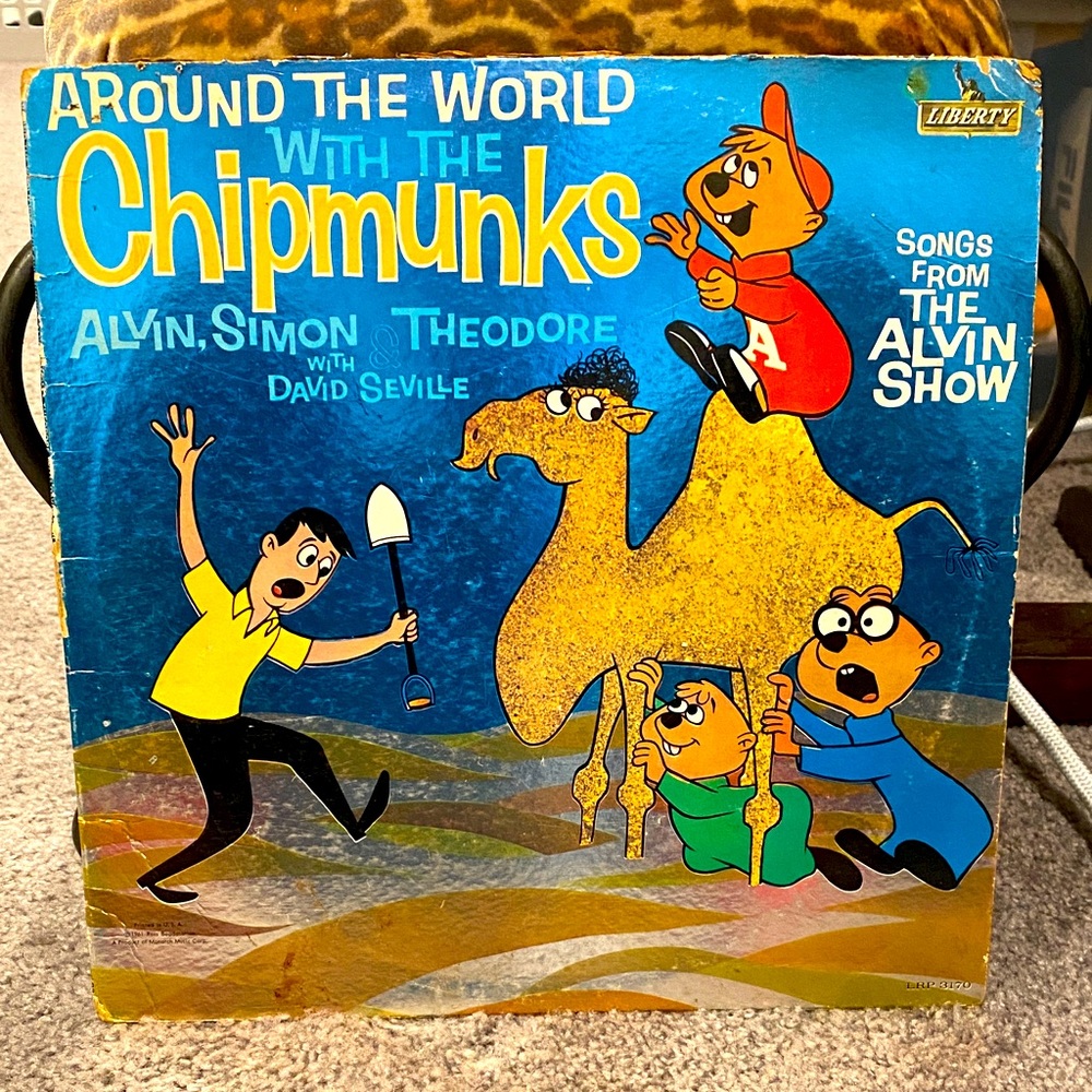 Around the World with the Chipmunks Vinyl Record